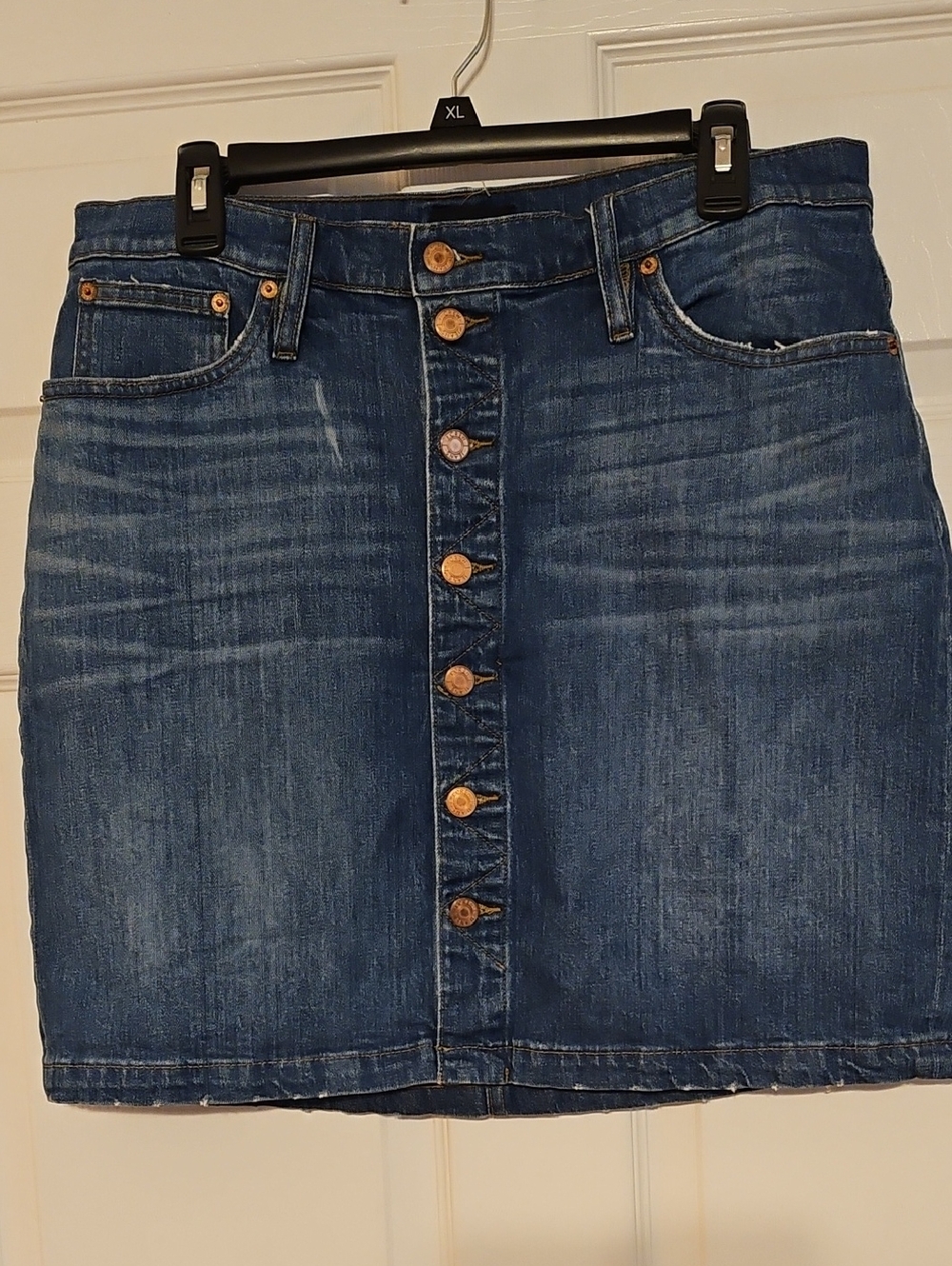 J. Crew Blue Denim Jeans with Contrast Stitching